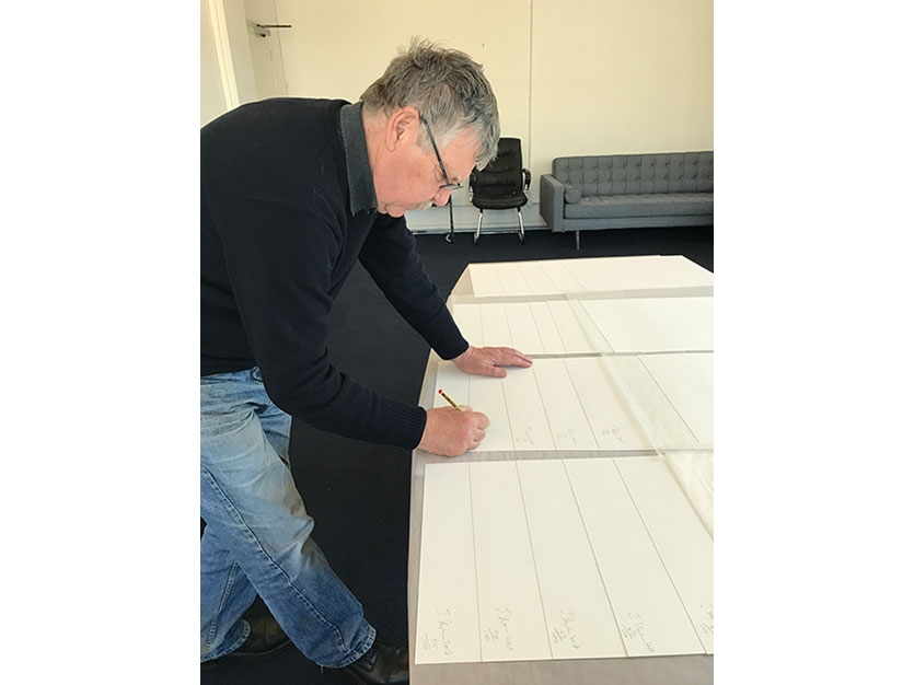 The artist signs, dates and numbers each print on the reverse, London, March 2018.